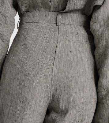 Weite High-Rise-Hose Amadine aus Leinen | Tove