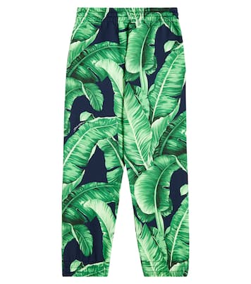 Bedruckte Jogginghose aus Baumwoll-Jersey | Dolce&Gabbana Kids