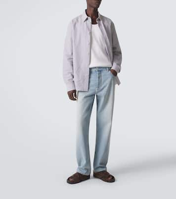 Tarik Intrecciato suede slides | Bottega Veneta