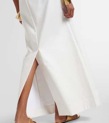 Cotton-blend maxi skirt | Adriana Degreas