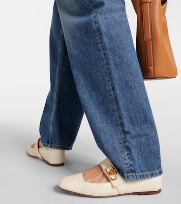 Ballerines Mary Jane VLogo Locker en cuir | Valentino Garavani