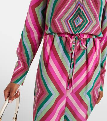 Palazzo-Hose Rhombus 75 aus Seide | Valentino