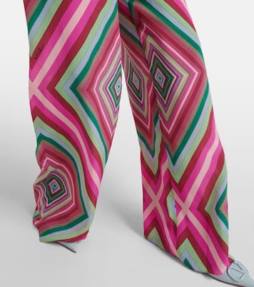 Palazzo-Hose Rhombus 75 aus Seide | Valentino