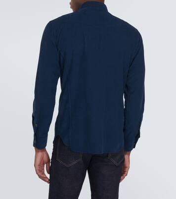 Chemise Western en velours côtelé de coton | Tom Ford