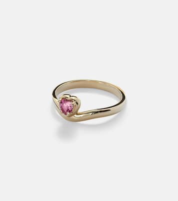 Ring Sweetheart Bonbon Merge aus 10kt Gelbgold mit Turmalin | Stone and Strand