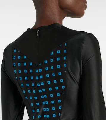 Bedrucktes Maxikleid aus Jersey | Rabanne