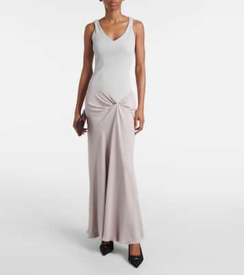 Maxikleid aus Crêpe | Victoria Beckham