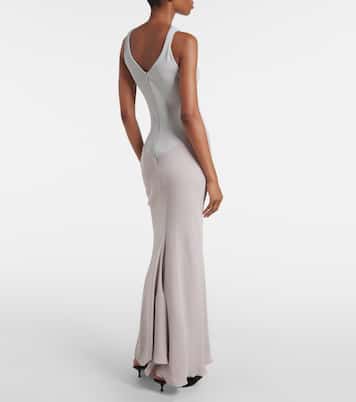 Maxikleid aus Crêpe | Victoria Beckham