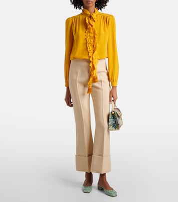 Slingback-Ballerinas VLogo Signature aus Lackleder | Valentino Garavani