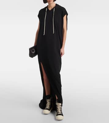 Robe longue DRKSHDW Edfu en coton | Rick Owens