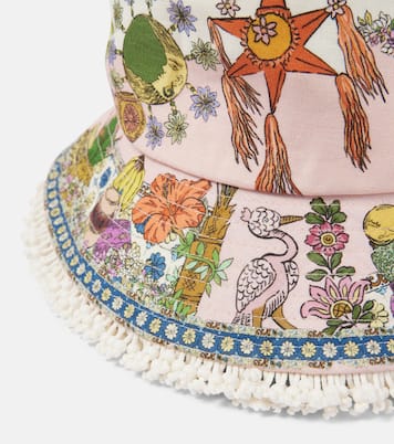 Hazel linen bucket hat | Alémais