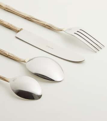 Bamboo 24-piece stainless steel cutlery set | Bitossi