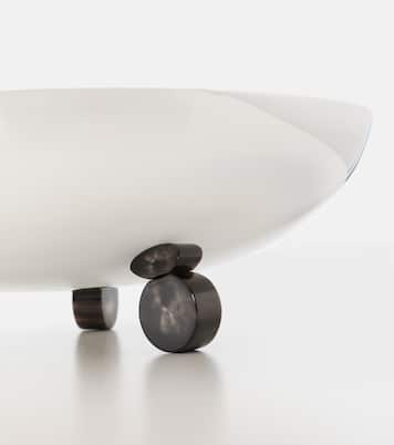 Large horn and steel bowl | Brunello Cucinelli