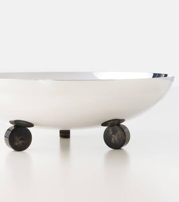 Large horn and steel bowl | Brunello Cucinelli