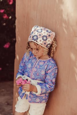 Bedruckte Jacke Teliani aus Baumwolle | Louise Misha