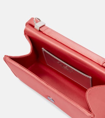 Pilgrim Micro satin clutch | Roger Vivier