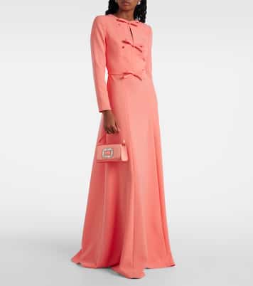 Pilgrim Micro satin clutch | Roger Vivier