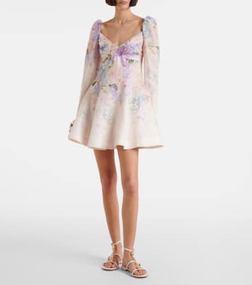 Minikleid Dawning aus Leinen | Zimmermann