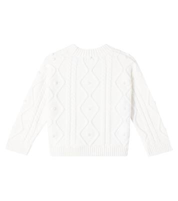 Cable-knit cotton sweater | Mini Rodini