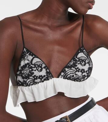 Lace bralette | Prada