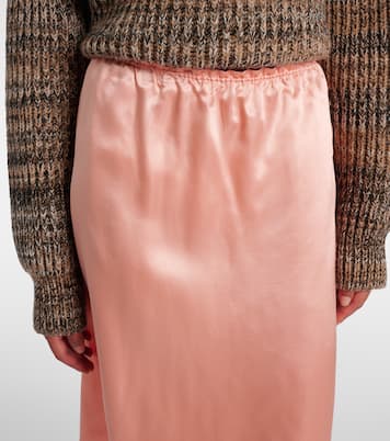 Midirock aus Seide | Prada