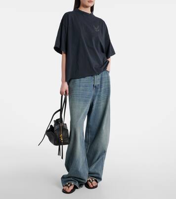 Cagole crystal-embellished thong sandals | Balenciaga