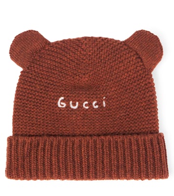X Euan Roberts Baby Mütze aus Wolle | Gucci Kids