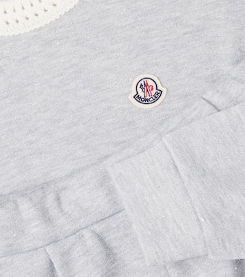 Cotton jersey sweatshirt and sweatpants set | Moncler Enfant