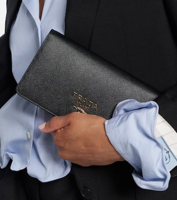 Saffiano Mini leather shoulder bag | Prada