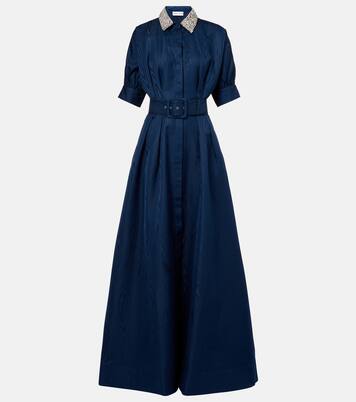 Robe chemise Cielo en soie à perles | Rebecca Vallance
