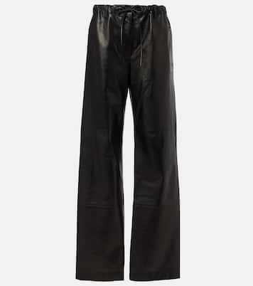White Label Magnus leather wide-leg pants | Proenza Schouler