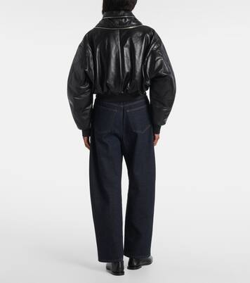 Leather bomber jacket | Givenchy