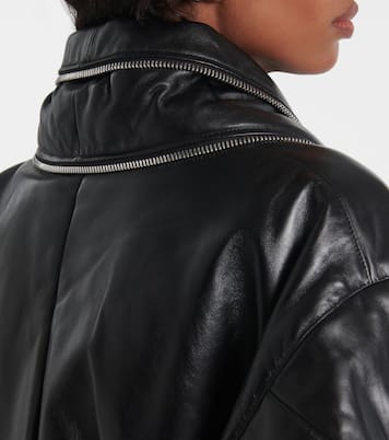 Leather bomber jacket | Givenchy
