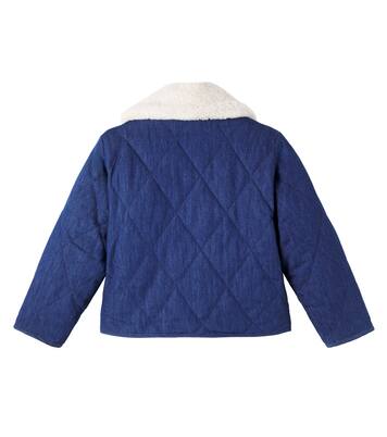 New Anna cotton denim quilted jacket | C'era Una Volta
