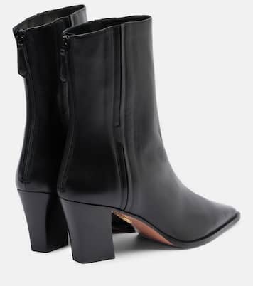 Francoise 70 leather ankle boots | Aquazzura