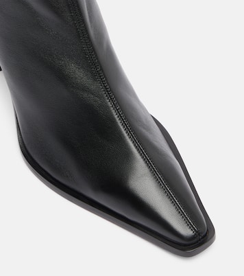 Francoise 70 leather ankle boots | Aquazzura