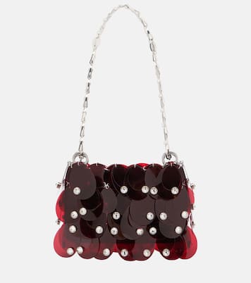 Sparkle Nano embellished shoulder bag | Rabanne