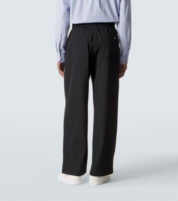 Virgin wool gabardine straight pants | Ami Paris