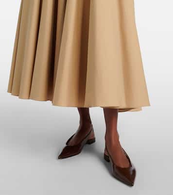 Patent leather slingback flats | Gianvito Rossi