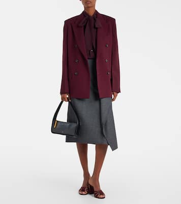 Pantoletten aus Veloursleder  | Gianvito Rossi