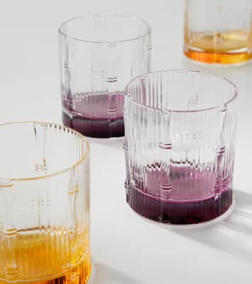 Set de 2 verres tumbler Bamboo en cristal | La DoubleJ