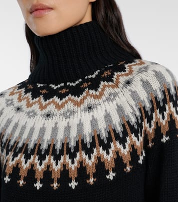 Pull Ingrid en jacquard de cachemire | Bogner