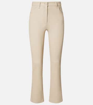 Pantalon bootcut en cuir | Joseph