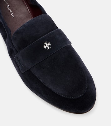 Mocassins en daim à logo | Tory Burch