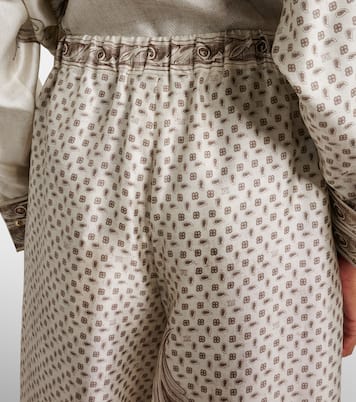 Weite Hose Rive aus Seidensatin | Max Mara