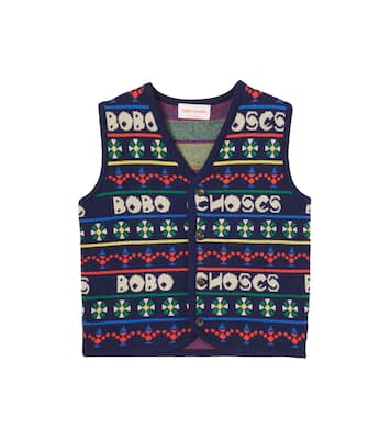 Buttoned sweater vest | Bobo Choses