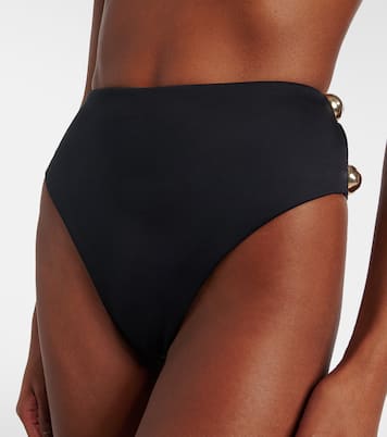 Top bikini con cut-out e decorazioni | Simkhai