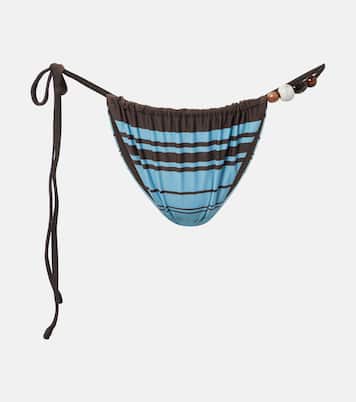 Rioja beaded striped bikini bottoms | SIR