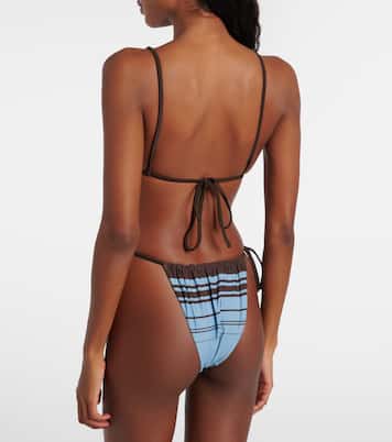 Rioja beaded striped bikini bottoms | SIR