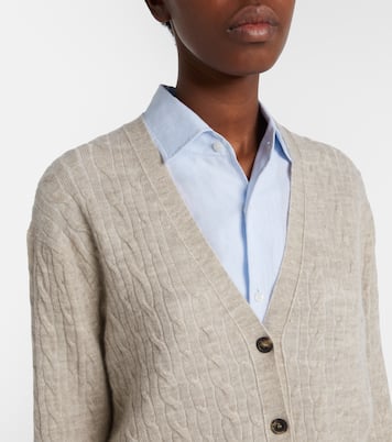 Cardigan Walnut aus Wolle, Kaschmir und Seide | Loro Piana